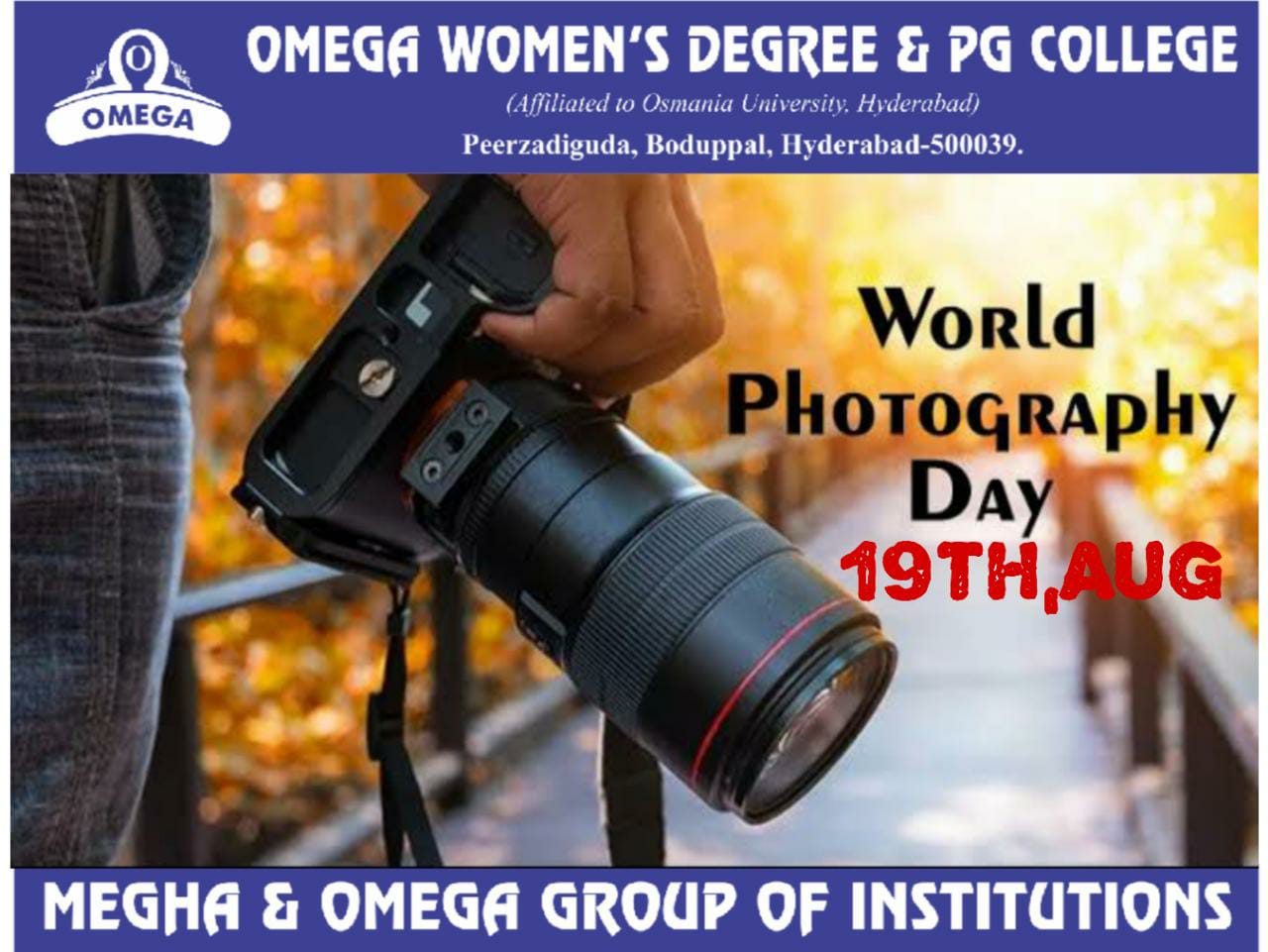 World Photography Day poster, 19 August